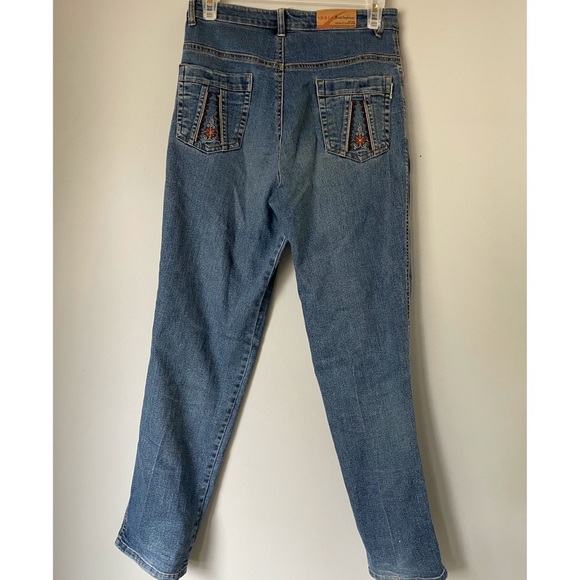 Vintage Embroidered High Rise Jeans (Size 28) - Picture 2 of 8